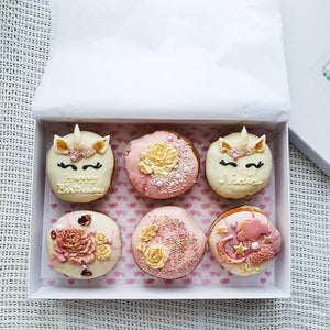 Doughnuts Pastel Collection (Box of 6) - Sisi food sculptor
