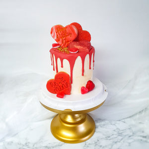 Valentine's day themed mini Cake - Sisi food sculptor
